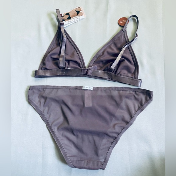 DANSKIN Mesh Bralette Set 2pc New - Picture 2 of 4